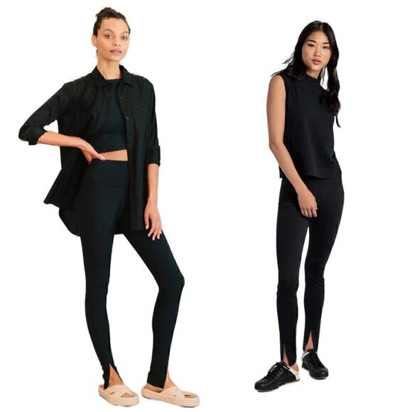 Epoque Evolution Orion OG Split High Waisted Leggings Black Size Small - Picture 1 of 8